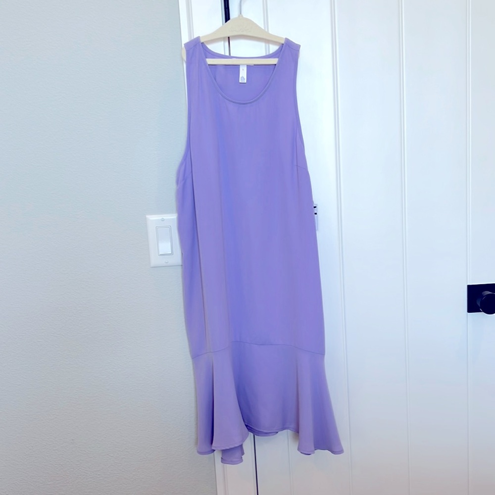 Leith NWT lavender women’s size small racer back dress